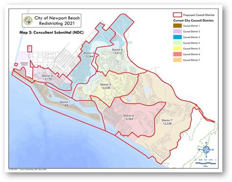 Council Redistricting Draft Maps City Of Newport Beach