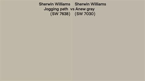 Sherwin Williams Jogging Path Vs Anew Gray Side By Side Comparison