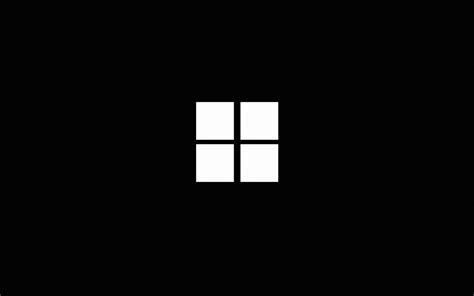 1280x800 Minimalistic Windows Logo Black 4k 720P HD 4k Wallpapers ...