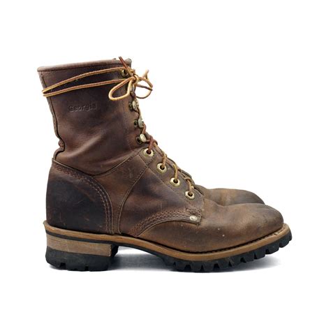 Rustic Womens Logger Boots Lace Up Hiker Work Boot In