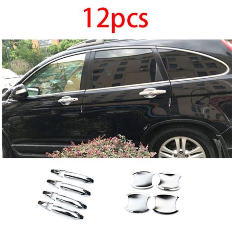 For Honda Cr V Crv Chrome Car Side Door Handle Bowl Cover