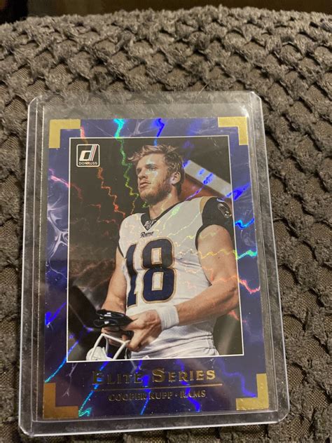 2020 Donruss Football Cooper Kupp Elite Series Blue Es Ck Los Angeles Rams Ebay