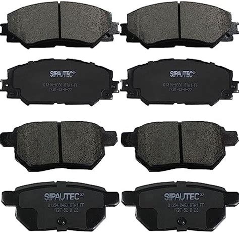 Amazon SIPAUTEC Front And Rear Carbon Fiber Ceramic Brake Pads