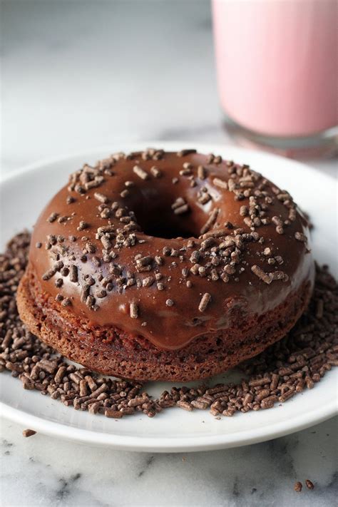 Chocolate Sour Cream Donuts - Baker by Nature