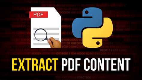 Extract PDF Content With Python YouTube