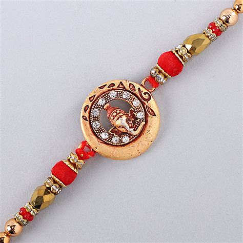 Buy Send Sneh Ganesha Blessed Rakhi Online FNP