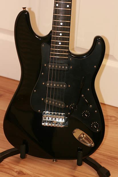 Encore Stratocaster Style 1970 S Black Reverb Australia