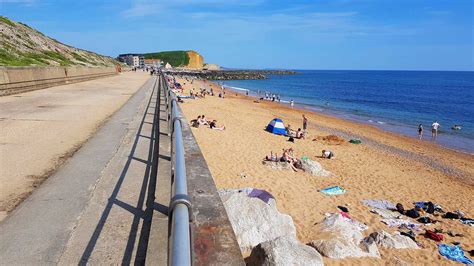 West Bay, Dorset - West Cliff Beach on the Jurassic Coast.