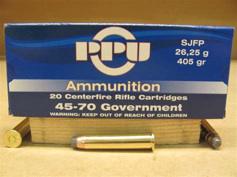 400 Round Case 45 70 Government 405 Grain Sjfp Soft Point Hunting