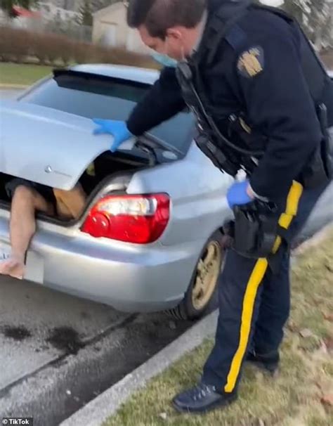 Canadian Woman Discovers NAKED Man Has Been Living In The Trunk Of Her