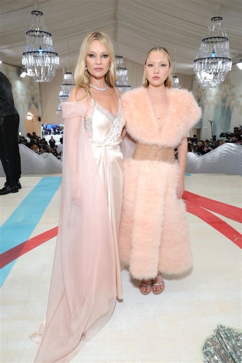 Kate And Lila Moss At The Met Gala Kate Moss And Lila Moss At