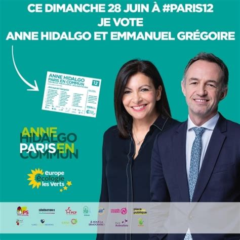 Dimanche Le Choix Du Coeur Et De La Raison Cest Anne Hidalgo Pour