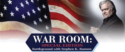 Steve Bannon Launches New Blockbuster Show; WAR ROOM: Battleground ...