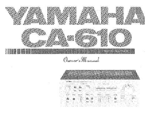 yamaha ca  service manual  schematics eeprom repair info