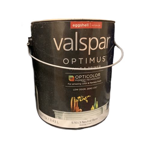 116 Oz Valspar Paint And Primer Eggshell Neutral Base 57013