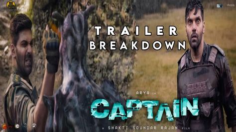 Captain Trailer Breakdown Arya Aishwarya Lekshmi Shakti Soundar