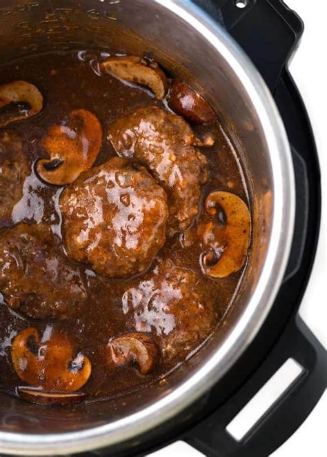 How To Make Salisbury Steak In An Instant Pot Quick And Delicious