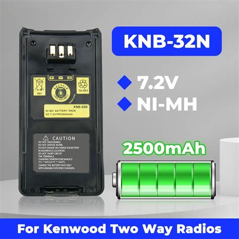 KNB 31A KNB 32N 2500mAh Battery For KENWOOD NX 210 NX 210G NX 410 NX