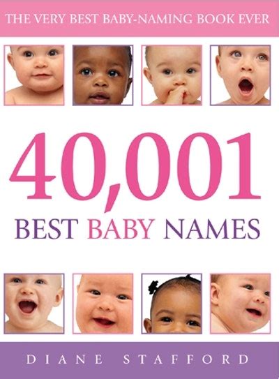 40, 001 Best Baby Names by Diane Stafford - Penguin Books New Zealand