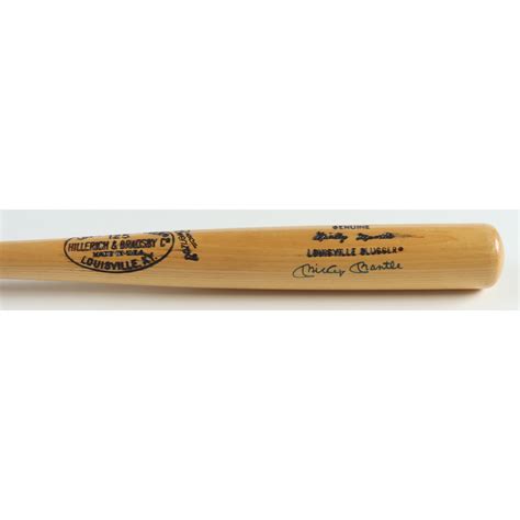 Mickey Mantle Signed Hillerich Bradsby Player Model Baseball Bat