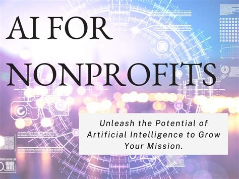 Ai For Nonprofits How To Use Ai To Expand Your Mission And Fundraising Etsy