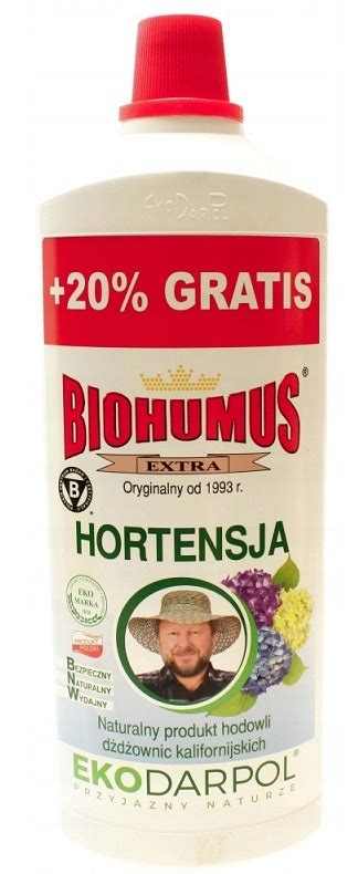 Biohumus Extra Humus Do Hortensji Naw Z Eko L Ekologiczny Naturalny