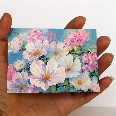 ORIGINAL ART MINIATURE ACEO PICTURE WATERCOLOUR ACRYLIC PAINTING ...