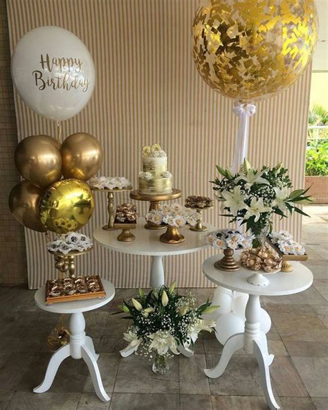 Decoração para Festa de Bodas de Ouro 150 Ideias e Dicas Simples