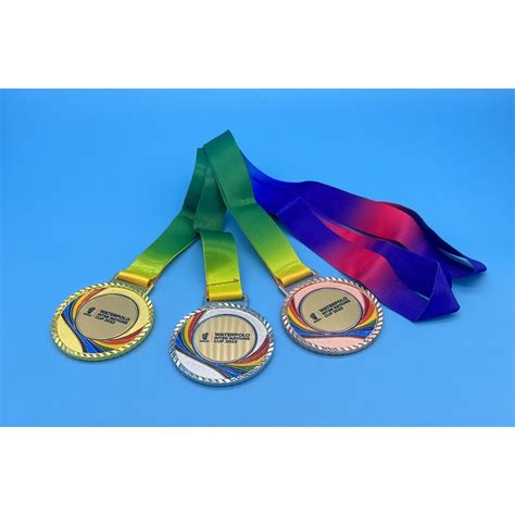 Medals M699 Medals With Ribbon Goldsilverbronze For Event