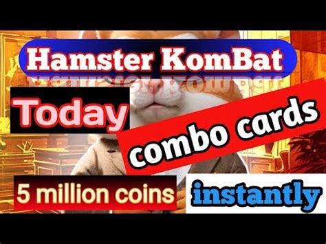 6 June Hamster KomBat COMBO Cards Latest Hamster KomBat Combo Cards