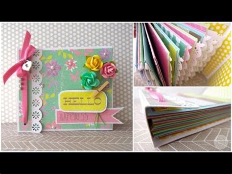 Cómo hacer un Miniálbum de sobres archivador TUTORIAL SCRAPBOOK YouTube