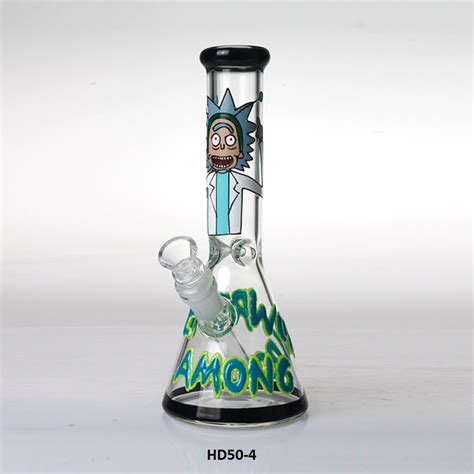 Rick And Morty Glow Bong 10 Kick Vapes And Smoke Shop Vancouver