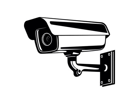 Security Camera Svg Cctv Surveillance Camera Printable Clip Art Cut