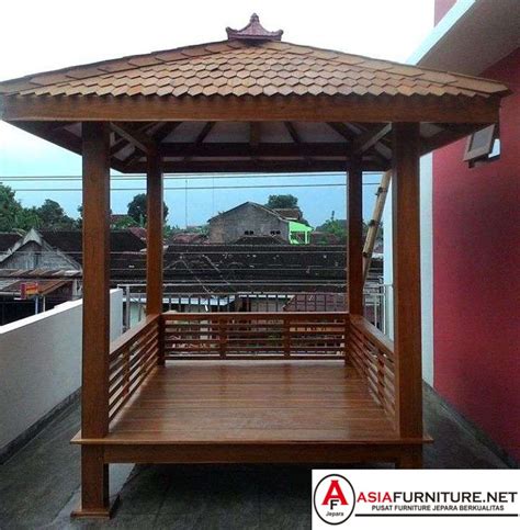 Gazebo Jati Minimalis Modern Asia Furniture Jepara