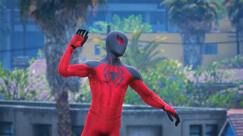 Ps4 Marvel Spider Man Scarlet Spider Ii Suit Gta5