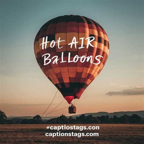 Top Hot Air Balloon Captions For Instagram