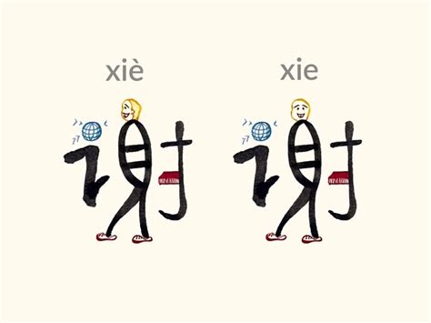 xie xie   chinese character