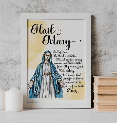 Hail Mary Prayer Printable