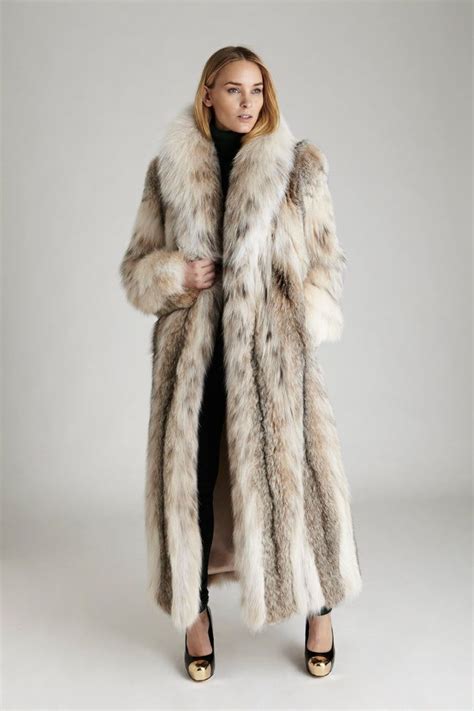 Helene Canadian Lynx Coat Fur Coat Fashion Girls Fur Coat Fur Coat