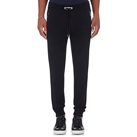 Lyst Michael Kors Mesh Side Jogger Pants In Black For Men