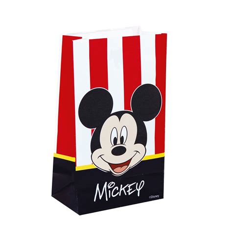 Set De 6 Bolsas Para Dulces Mickey Classic Comprar Online My Karamelli