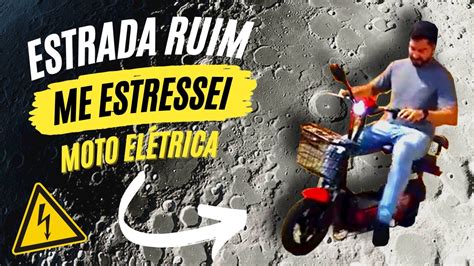 Pista ESBURACADA e passeando de moto ELÉTRICA Lilo Barbosa YouTube