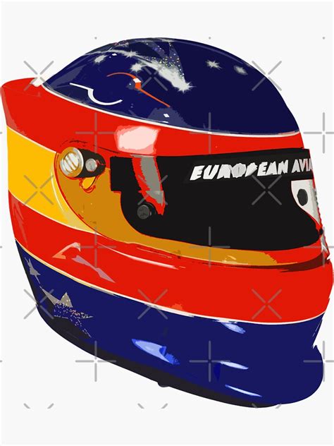 Fernando Alonso Minardi Helmet Sticker For Sale By KingFloki Redbubble