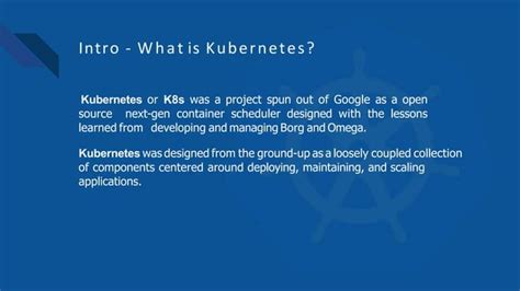 Kubernetes Ppt Pptx