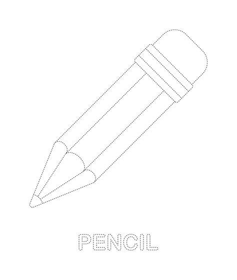 Premium Vector Pencil Tracing Worksheet For Kids