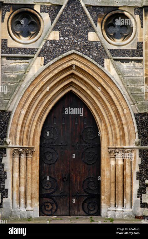 Church Door Stock Photo Alamy