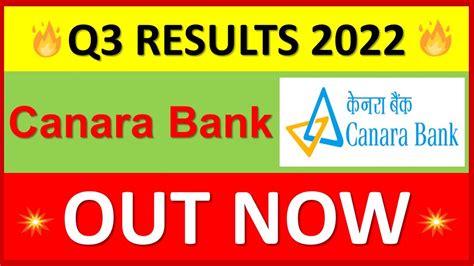 Canara Bank Q3 Results 2022 Canara Bank Results Canara Bank Latest