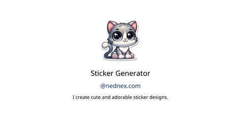 Sticker Generator GPTs Features And Functions Examples And Prompts