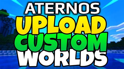 How To Upload Custom Worlds To Aternos Aternos Tutorials 2022 YouTube