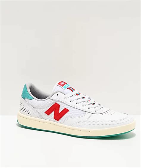 New Balance Numeric High Tom Knox White Red Blue Skate Shoes